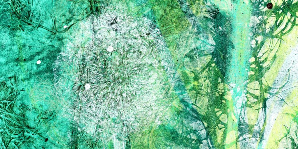 Gelli Print Naturmomente