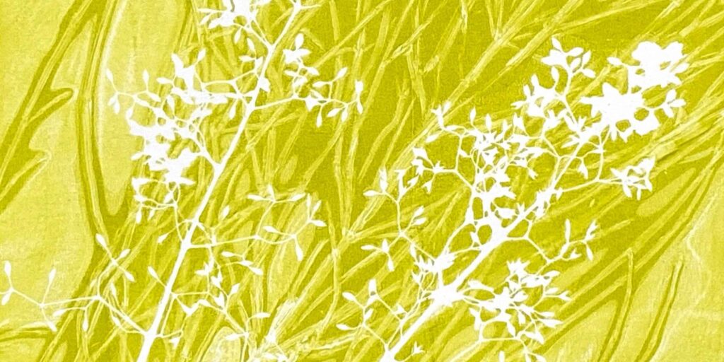 Gelli Print Naturmomente