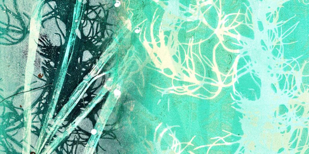 Gelli Print Naturmomente