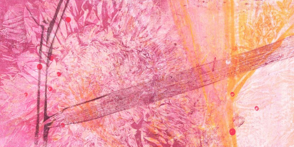 Gelli Print Naturmomente