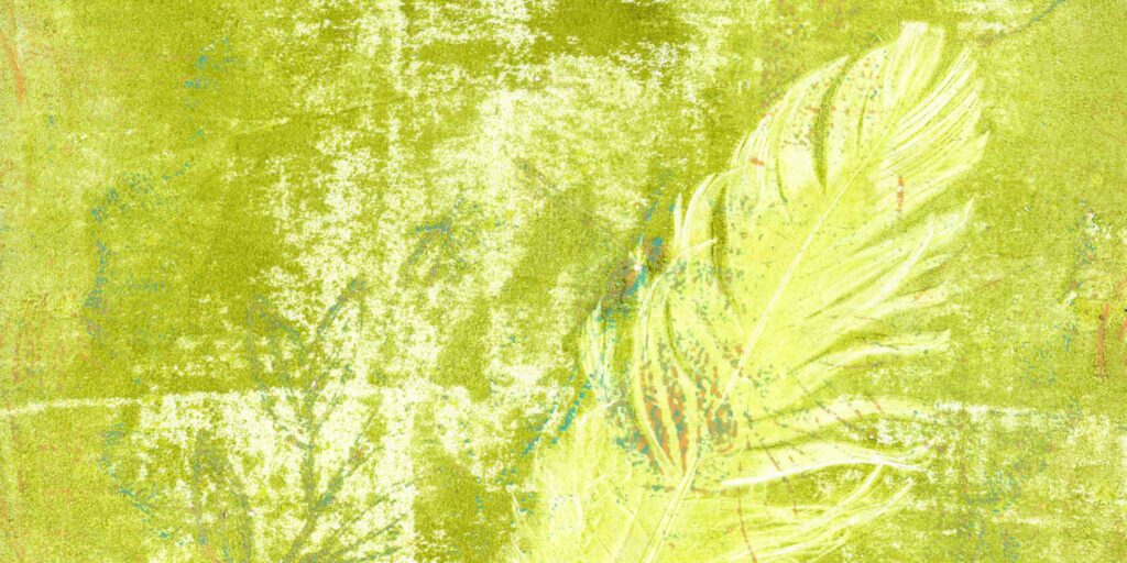 Gelli Print Naturmomente