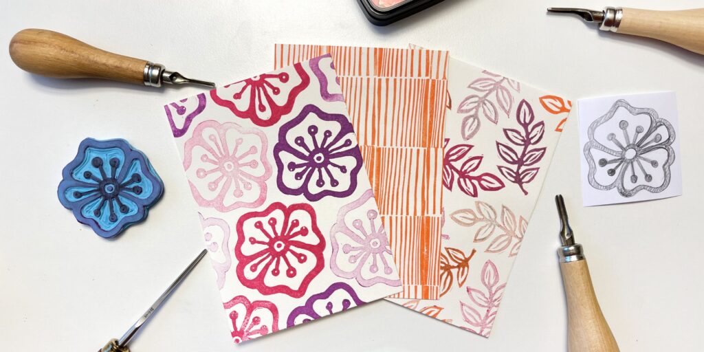 Stempel-Druck Papierkunst Katja Haas | Papierliebe
