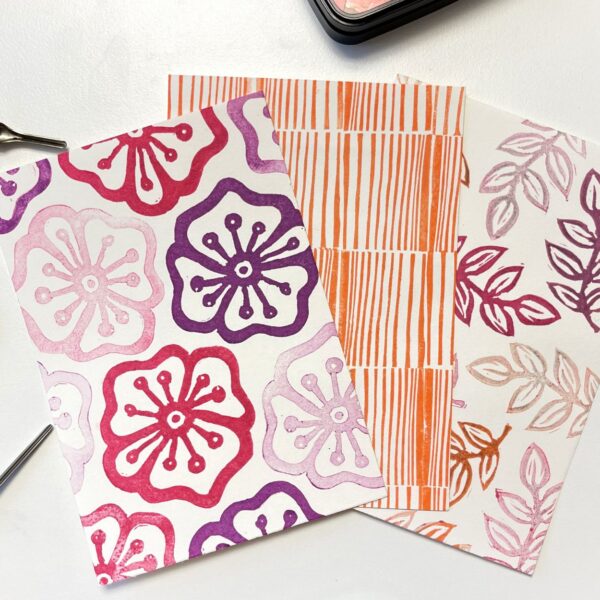 Stempel-Druck Papierkunst Katja Haas | Papierliebe