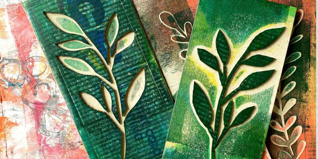 Collagrafie Papierkunst Katja Haas | Papierliebe