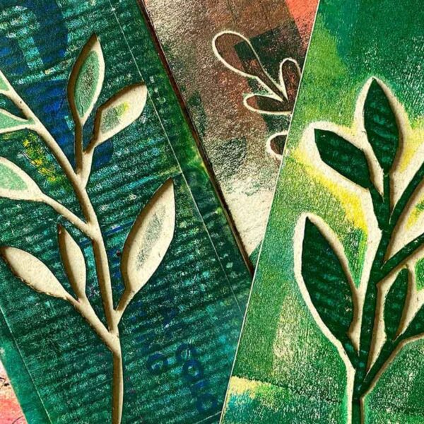Collagrafie Papierkunst Katja Haas | Papierliebe