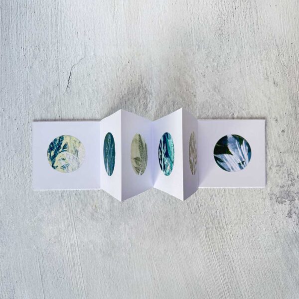 The Circle Graz – Botanical Gelli Print Leporello