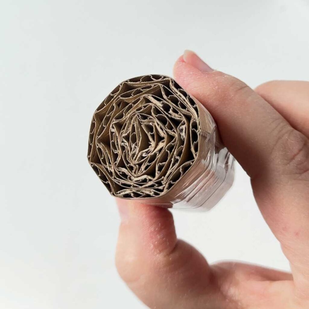 Drucken mit Wellpappe – Kreismuster erstellen