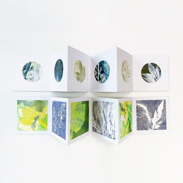 The Circle Graz – Botanical Gelli Print Leporello