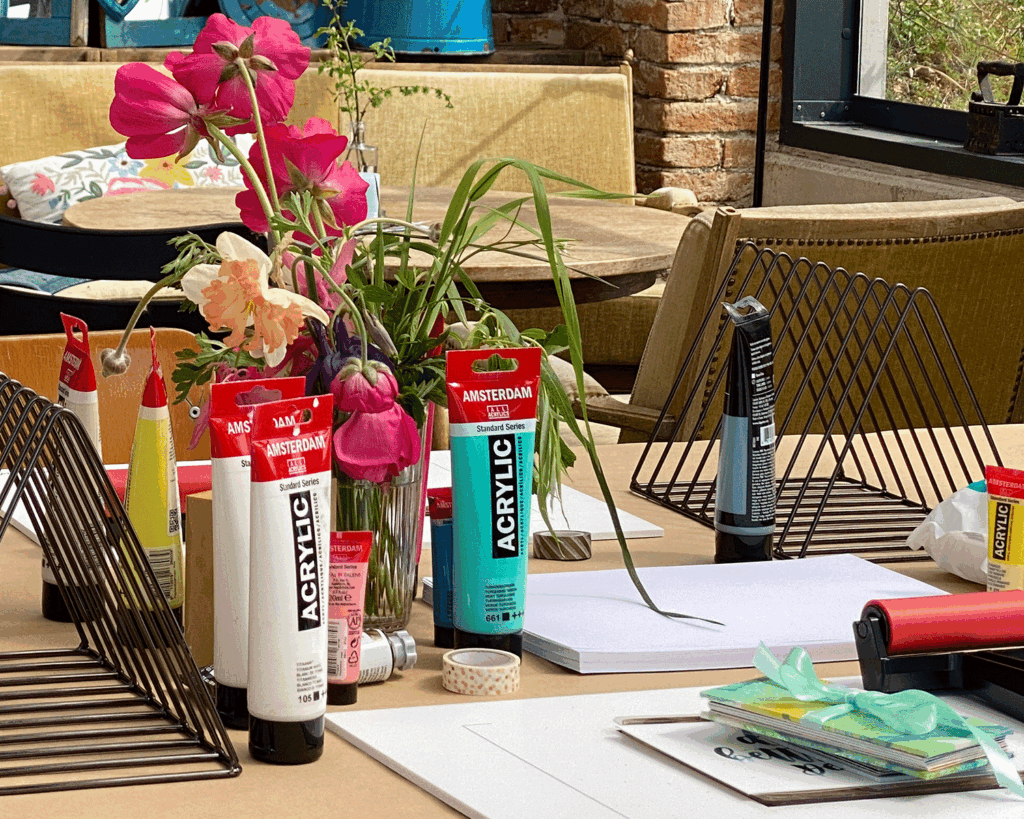 Amsterdam Acrylfarben für Gelli Print