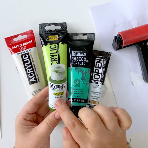 Acrylfarben für Gelli Print