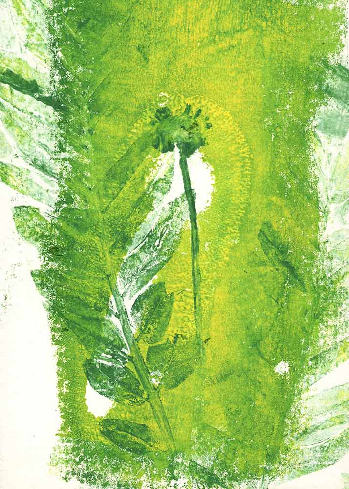 Meine ersten Gelli-Print-Versuche