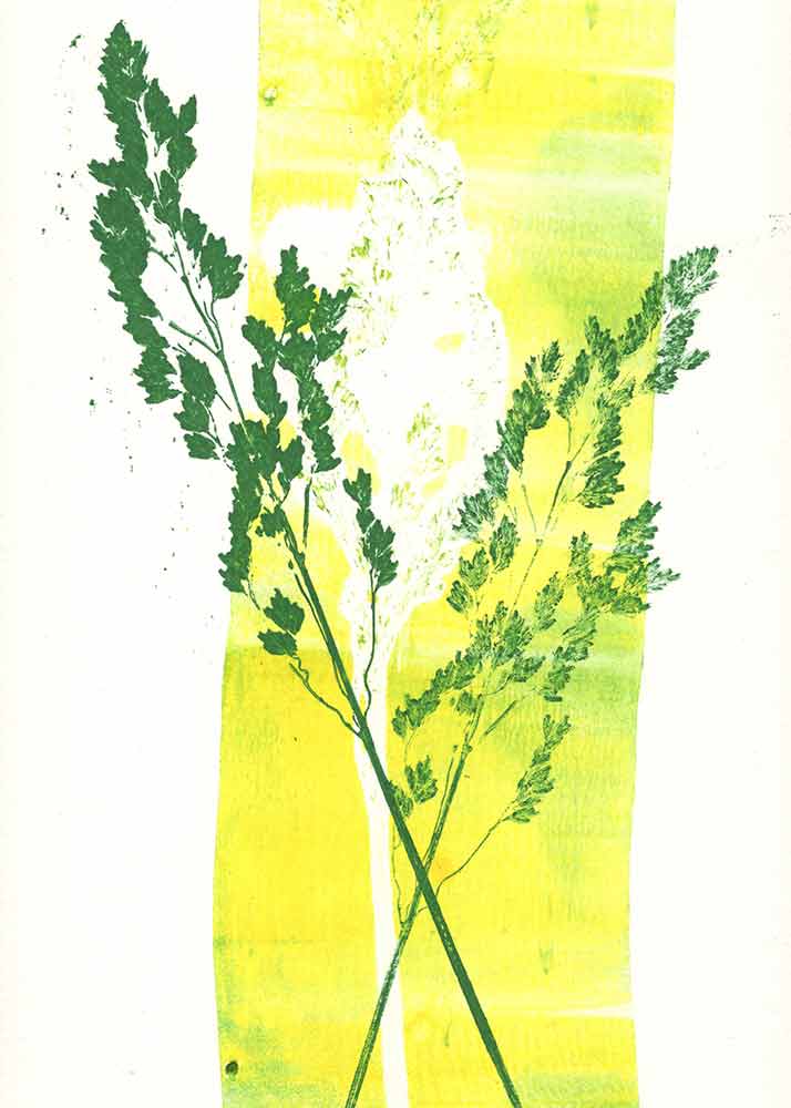 Meine ersten Gelli-Print-Versuche