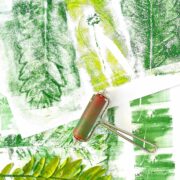 Gelli Print Anleitung – Naturdruck