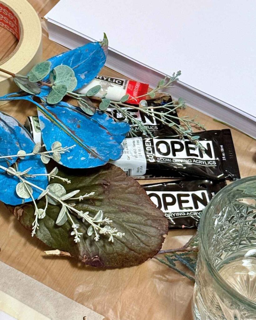 Ein kleiner Garten auf Papier