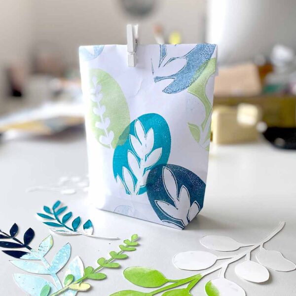 Stempelkissen trifft auf Gelli Print – Oster-DIY