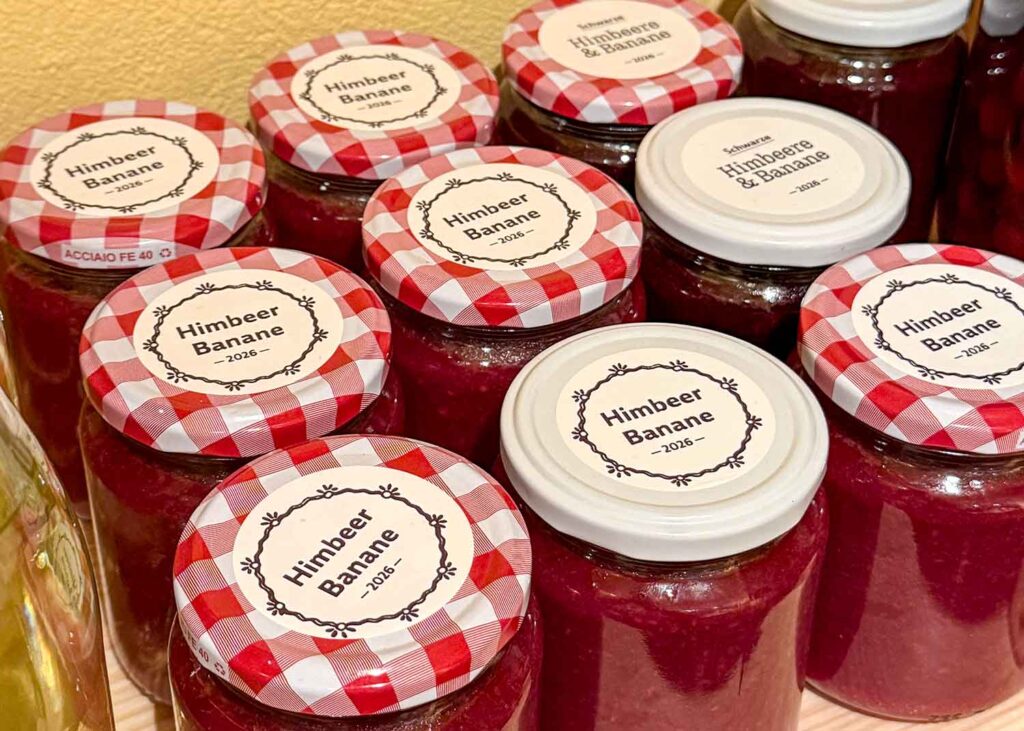 Marmeladegläser beschriften