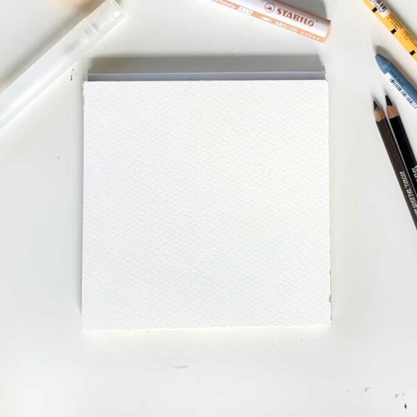 Aquarell Mixed Media – Das weiße Blatt Papier