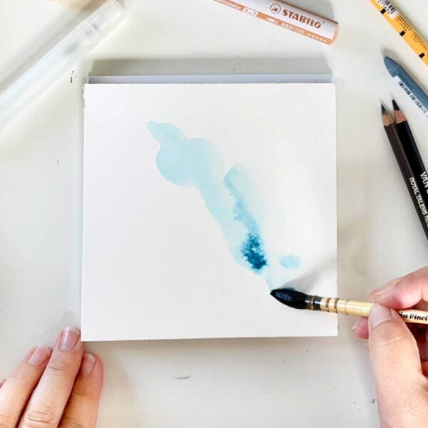 Aquarell Mixed Media – Der erste Schritt